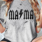 Rocker Mama Distressed Halloween Rock N Roll Mama ACDC Comfort Colors Shirt - Squishy Cheeks