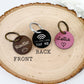 Smart Dog Tag Faux Leather Personalized Dog Tags Quiet Pet Tag Smart Cat Tag - Squishy Cheeks