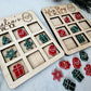 Stocking Stuffer Gift for Kids, Personalized Tic Tac Toe Boards, Christmas Game - Squishy Cheeks