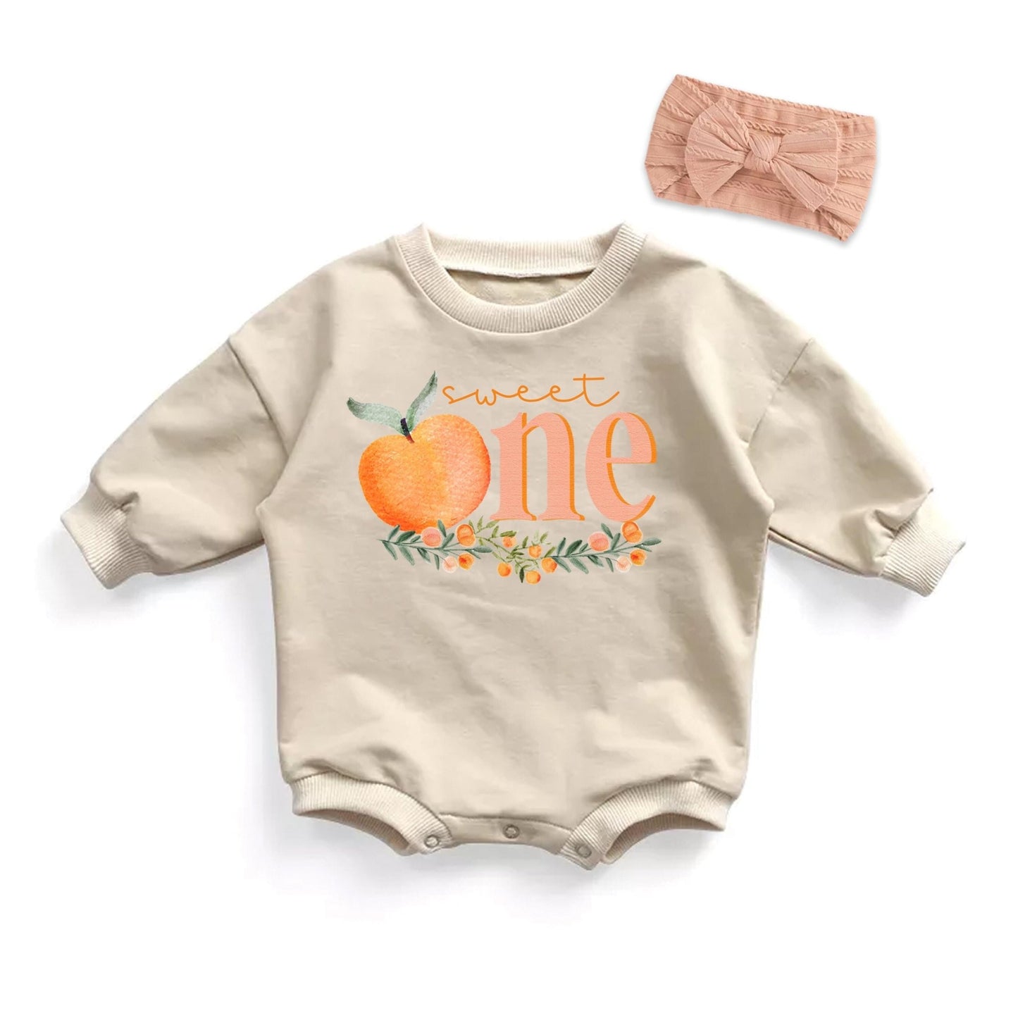 Sweet One Clementine Birthday Outfit 1st Birthday Clementine Birthday Leotard First Birthday - Squishy Cheeks