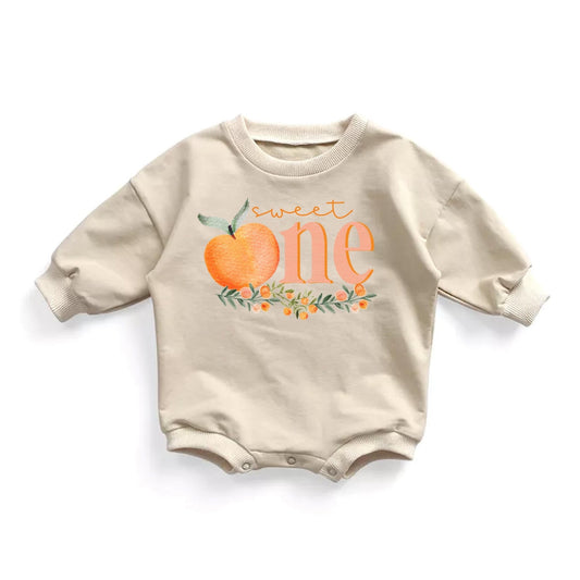 Sweet One Clementine Birthday Outfit 1st Birthday Clementine Birthday Leotard First Birthday - Squishy Cheeks