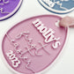 1st Easter Ornament Basket Name Tag - Squishy Cheeks
