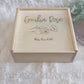 Wood Personalized Keepsake Box, Custom Newborn Baby Gift Box, Engraved Memory Box
