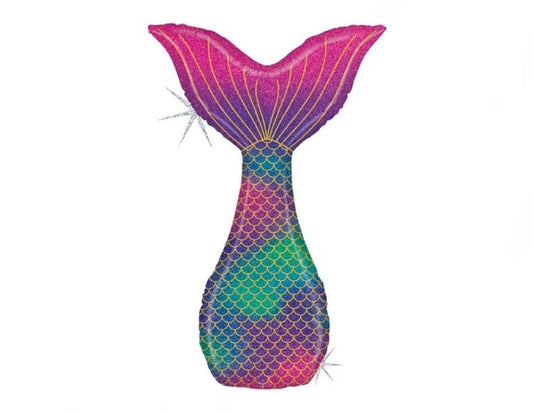 46" Mermaid Tail Balloon - Squishy Cheeks