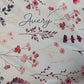 Wildflower Personalized Swaddle Blanket 5 Fabric Options Baby Girl Boho Nursery Swaddle With Name Floral Hospital Swaddle