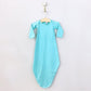 Baby Girl Personalized Knotted Gown Newborn Outfit Monogramed - Squishy Cheeks