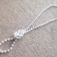 Baby Girls White Faux Pearl Necklace - Squishy Cheeks
