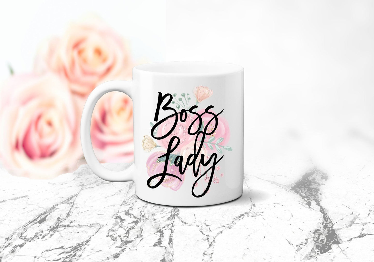 Boss Lady Boss Appreciation Gift Coffee Mug Perfect Gift for Your Boss Birthday Gift 1 - Squishy Cheeks