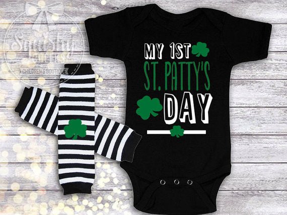 Boy's 1st St. Patty's Day Outfit - Squishy Cheeks
