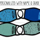 Boy's Back To School Personalized Reusable Face Mask - Squishy Cheeks