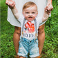 Boy's Personalized Barn Farm Animal Birthday Outfit - Squishy Cheeks