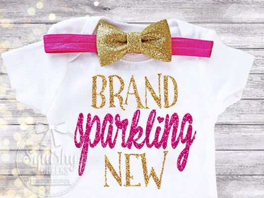Brand Sparkling New Newborn Take Home Bodysuit - Squishy Cheeks