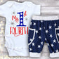 CLEARANCE Patriotic Star Baby Joggers - Squishy Cheeks