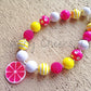 CLEARANCE Pink Lemonade Necklace - Squishy Cheeks