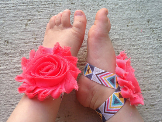 Coral Aztec Piggy Petals - Squishy Cheeks