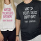 Custom Family Birthday Shirts for Mom and Dad - Squishy Cheeks