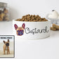 Custom Pet Bowl with Photo Food and Water Bowls for Dogs and Cats - Squishy Cheeks