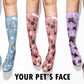 Custom Photo Pet Socks - Squishy Cheeks
