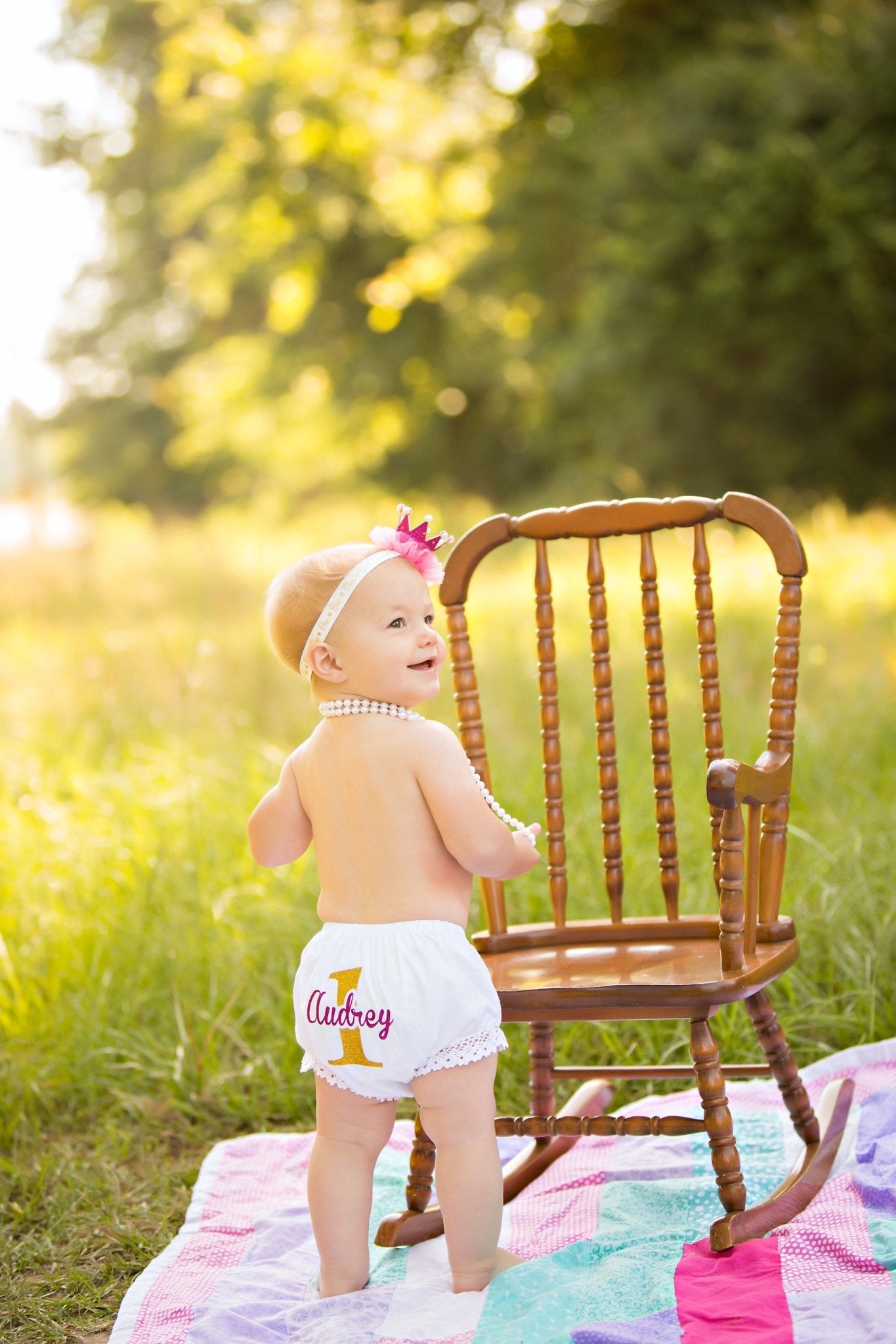 Customized Birthday Diaper Cover - Squishy Cheeks