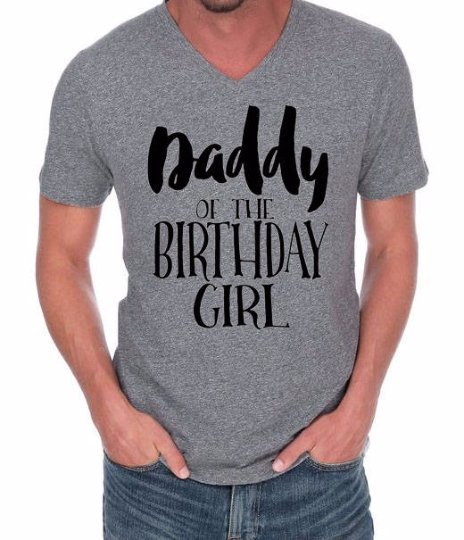 Daddy of the Birthday Girl Shirt - Squishy Cheeks