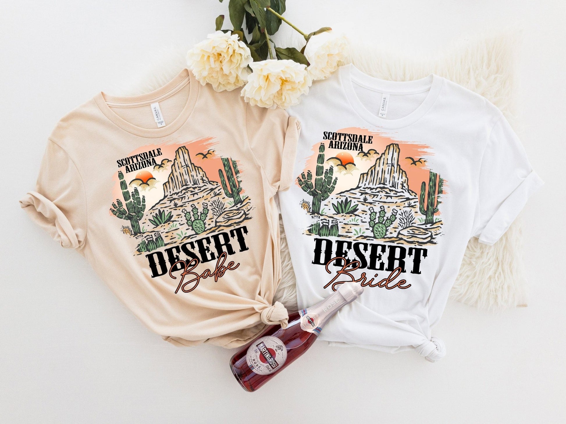 Desert Bride Bachelorette Party Tank Top Scottsdale Arizona Desert Babe - Squishy Cheeks