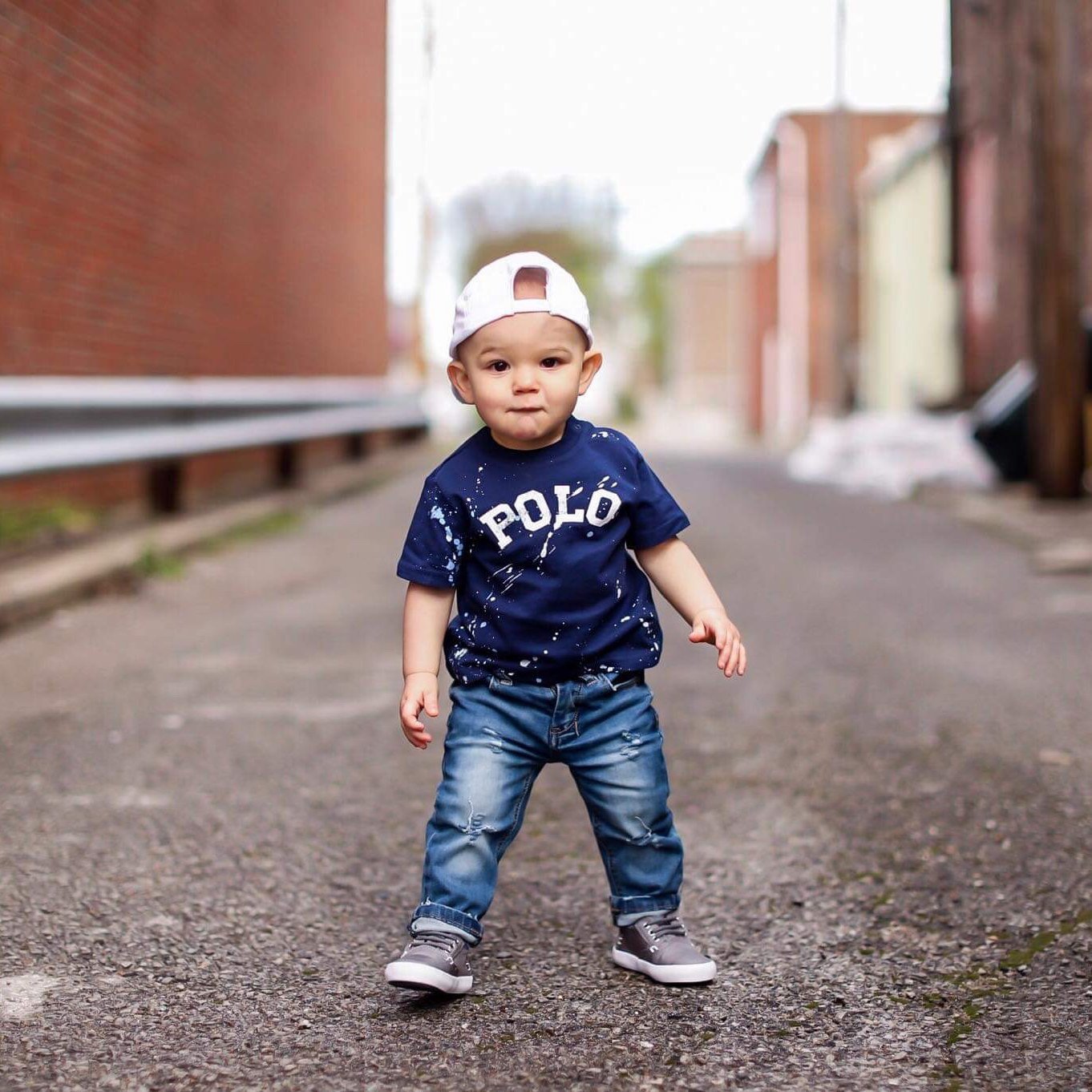 Distressed Denim Suspender Jeans or Shorts - Squishy Cheeks