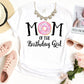 Donut Mom Of The Birthday Girl Matching Shirt - Squishy Cheeks