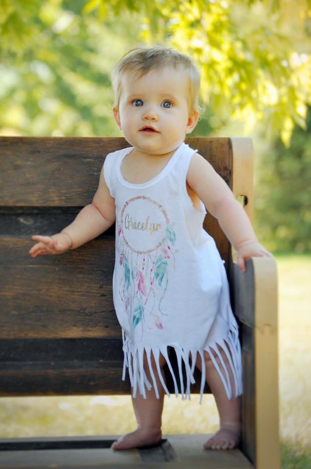 Dream Catcher Personalized Boho Dress - Squishy Cheeks