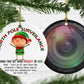Elf Surveillance Double Sided Ornament - Squishy Cheeks