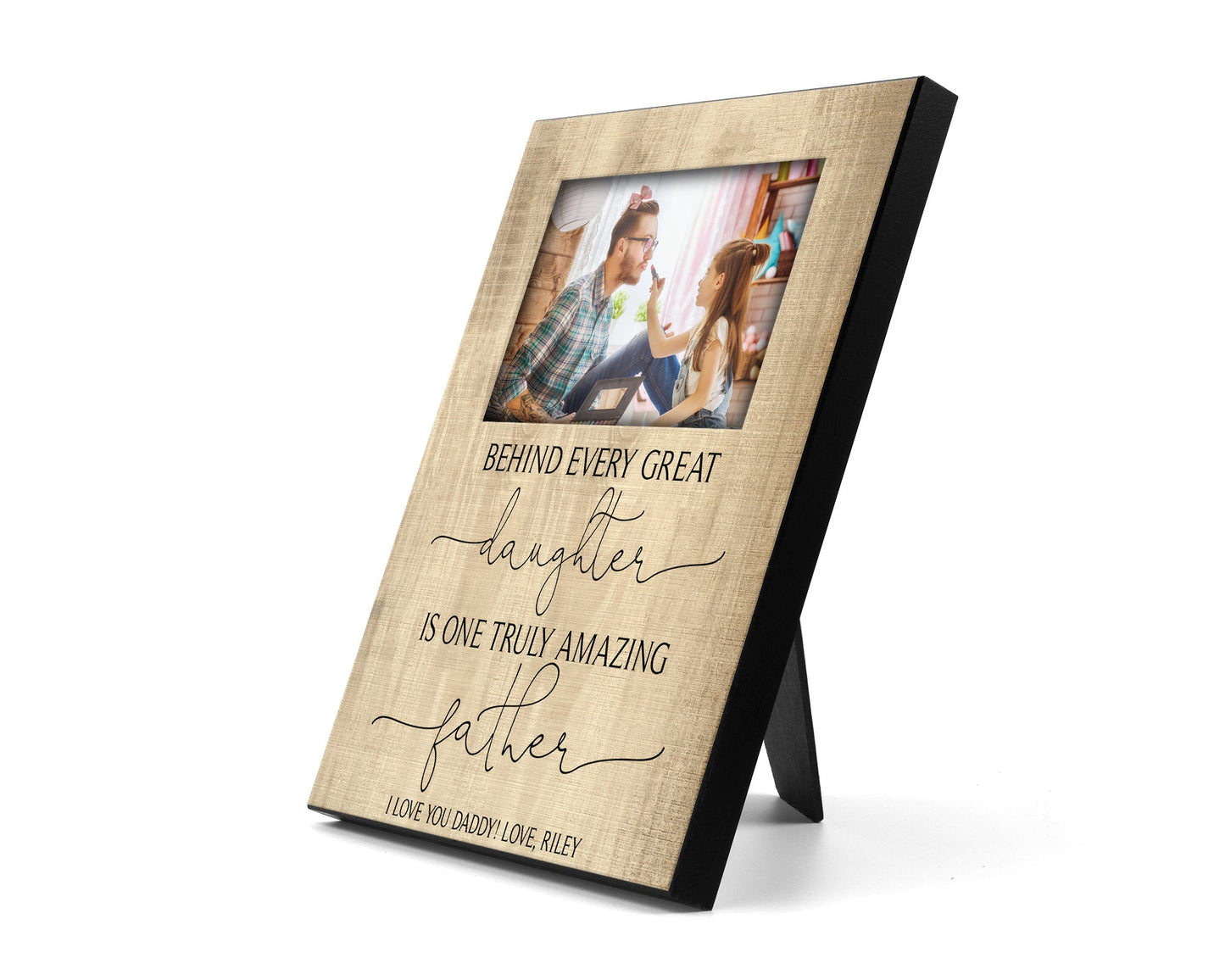 Father's Day Appreciation Personalized Picture Frame - Squishy Cheeks