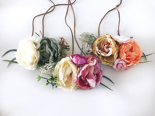 Floral Flower Crown Headbands - Squishy Cheeks