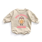 Funny Baby Girl Easter Onesie® One Groovy Chick - Squishy Cheeks
