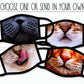 Funny Cat Face Reusable Washable Face Mask - Squishy Cheeks