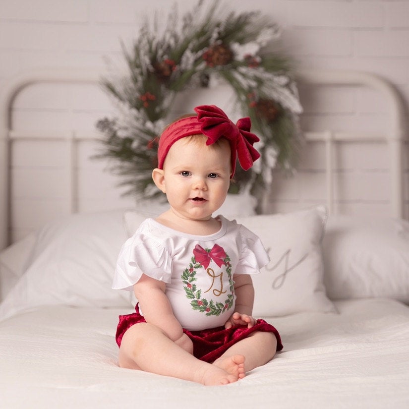 Girl's Christmas Theme Birthday Top - Squishy Cheeks