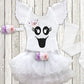 Girl's Floral Ghost Halloween Outfit - Squishy Cheeks