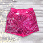Girl's Hot Pink Sequin Shorts - Squishy Cheeks