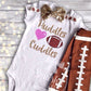 Girl's Huddles and Cuddles Football Outfit - Squishy Cheeks