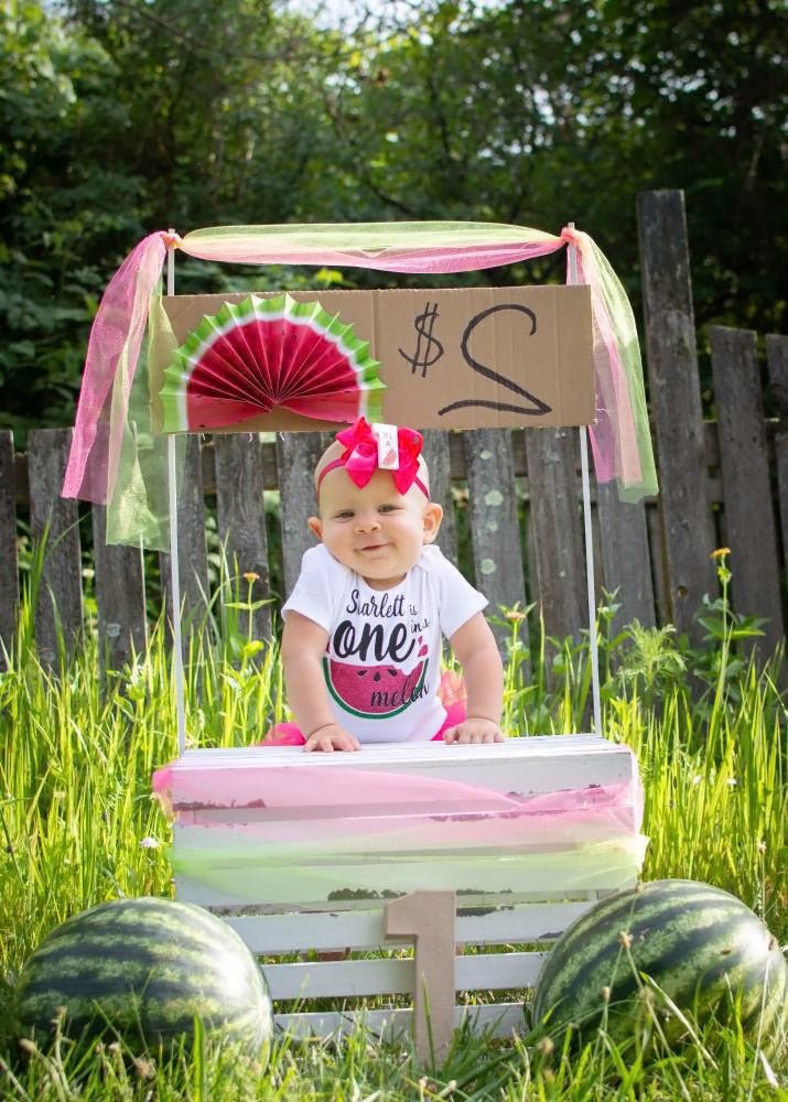 Watermelon first sale birthday outfit