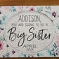 Girl's Personalized Big Sister Announcement Puzzle - Squishy Cheeks