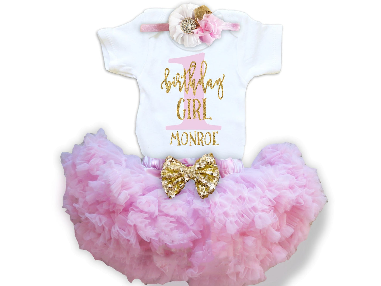 Girl's Personalized Birthday Girl Outfit - Squishy Cheeks