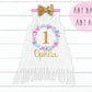 Girl's Personalized Butterfly Birthday Outfit - Squishy Cheeks