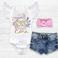 Girl's Personalized Two Wild Birthday Outfit - Squishy Cheeks