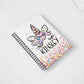 Girl's Personalized Unicorn Notebook - Squishy Cheeks
