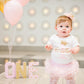 Girl's Pink and Gold Birthday Princess Tutu Outfit - Squishy Cheeks