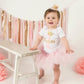Girl's Pink and Gold Birthday Princess Tutu Outfit - Squishy Cheeks