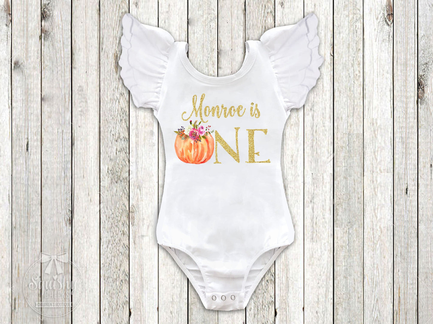 Girl's Pumpkin First Birthday Outfit Pumpkin 1st Birthday Party Pumpkin Patch Outfit Fall Birthday Outfit Boho Pumpkin Patch Outfit - Squishy Cheeks