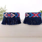 Girl's Red, White, and Blue Fringe Anklets - Squishy Cheeks
