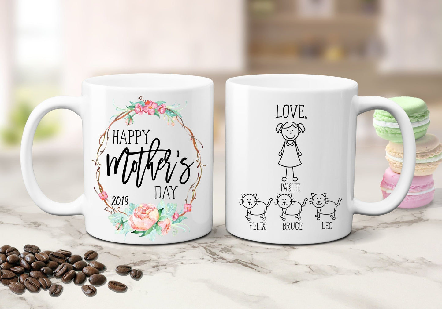 Happy Mother's Day Customized Family Mug - Squishy Cheeks