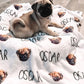 Havanese Dog Blanket Havanese Day Funny Gift Custom Photo Dog Blanket Personalized Dog Blanket New Puppy Gift Dog Face - Squishy Cheeks
