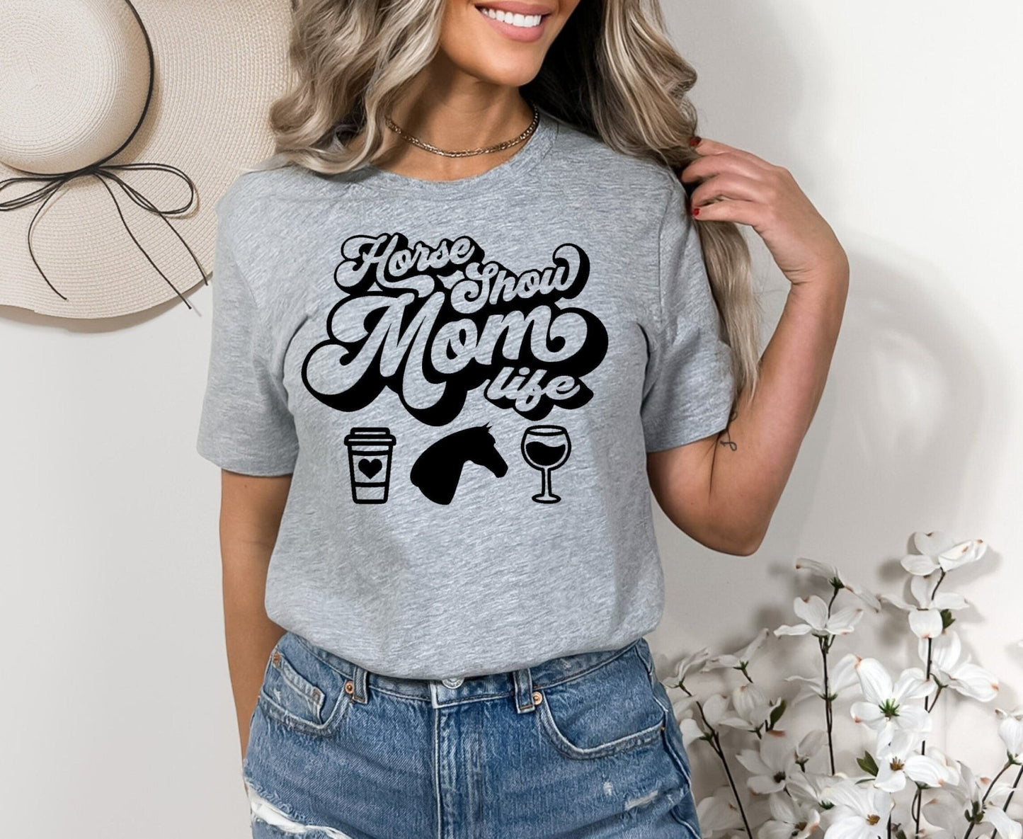 Horse Show Mom Life Shirt - Squishy Cheeks